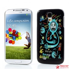 Пластиковая Demon Накладка  для Samsung i9500 Galaxy S 4